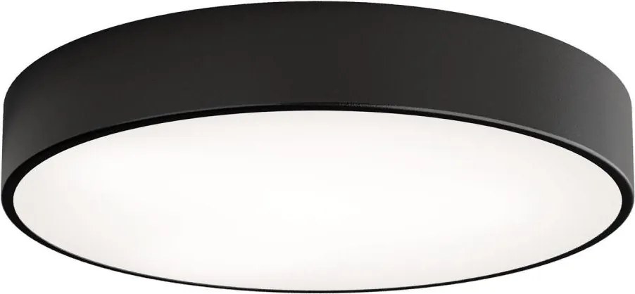 Stropné svietidlo so senzorom CLEO 4xE27/24W/230V, priemer 50 cm, čierne