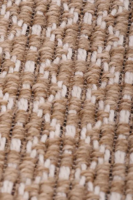 Koberec Indiana 08656A JUTE / WHITE