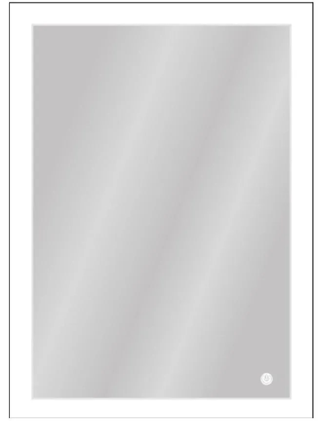 Zrkadlo LED 40 + dotykový spínač 60X80