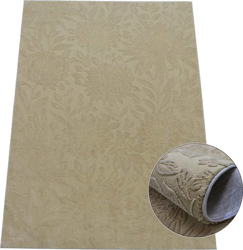 BE Koberec Zurich 1964 YELLOW – žltý obdĺžnikový Rozmer: 200x290 cm