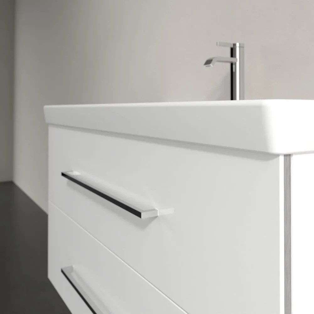 VILLEROY & BOCH Avento závesná skrinka pod umývadlo, 2 zásuvky, 980 x 452 x 514 mm, Crystal White, A89200B4