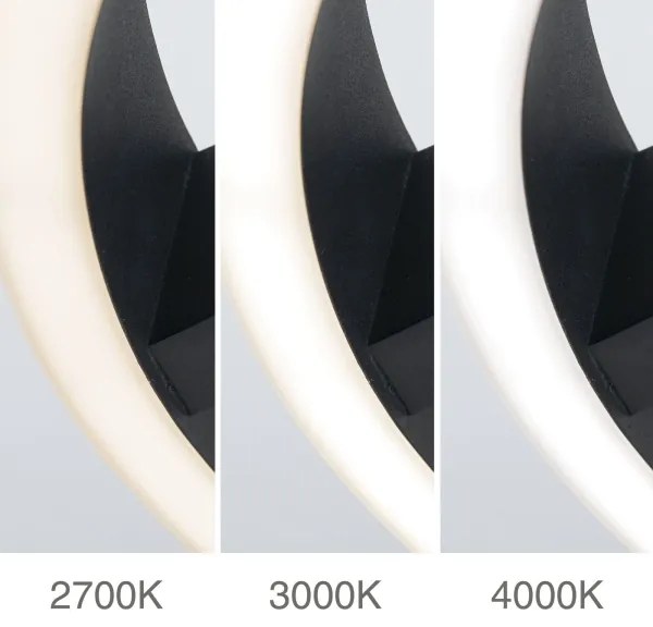 Orion - LED stropné svietidlo KOLK LED/40W/230V 2700/3000/4000K pr. 40 cm čierne