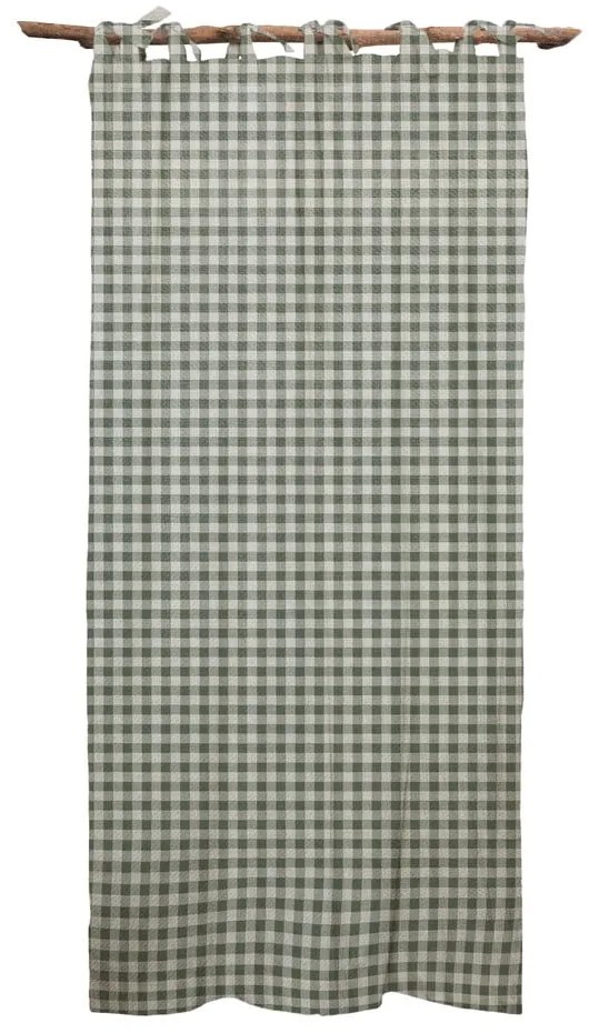 Zelený záves Really Nice Things Cuture Cortina Hogar Green Vichy