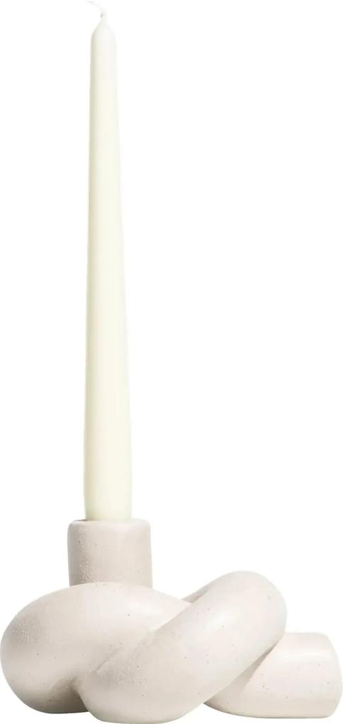 Keramický svietnik / váza KLARA, beige