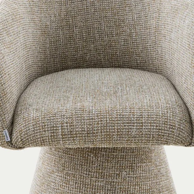 Jedálenská stolička SVEP otočná, sivá / hnedá 774867