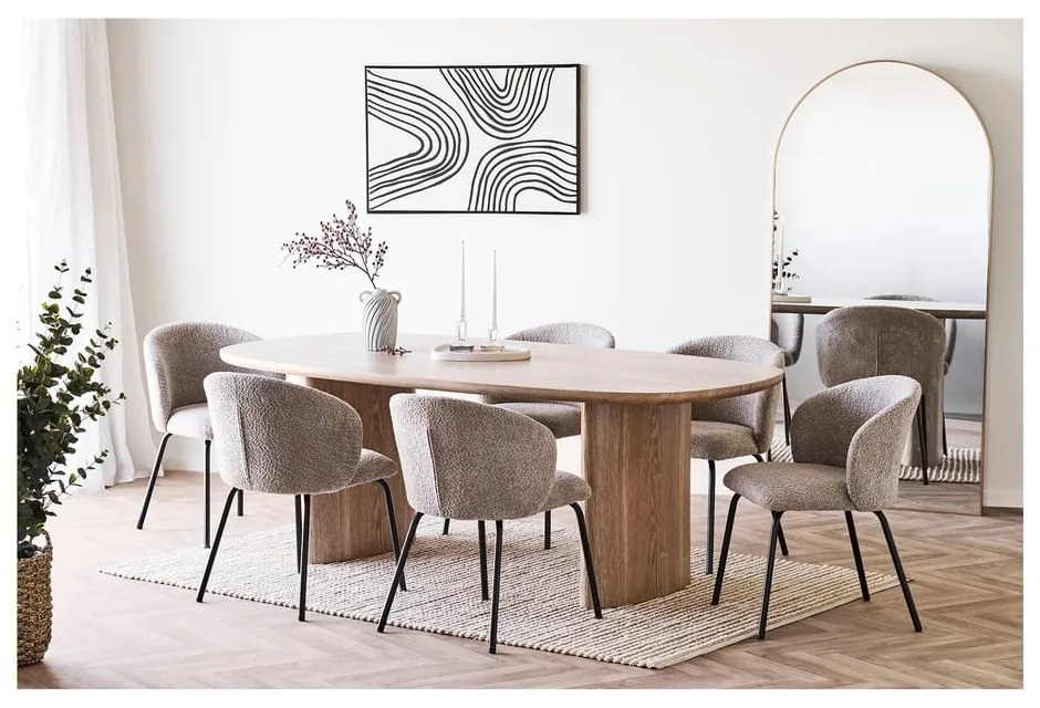 Svetlomodrá keramická váza (výška 22 cm) Mimi – House Nordic