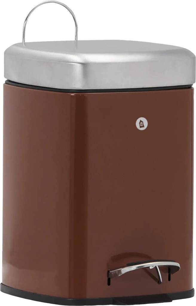 House Doctor Kovový odpadkový kôš Sort Terracotta 6 l