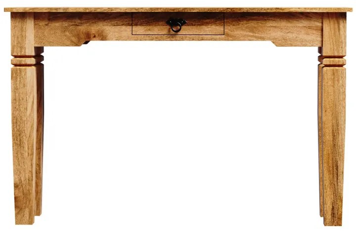 Konzolový stolík Guru 110x76x35 indický masív mango Mango natural