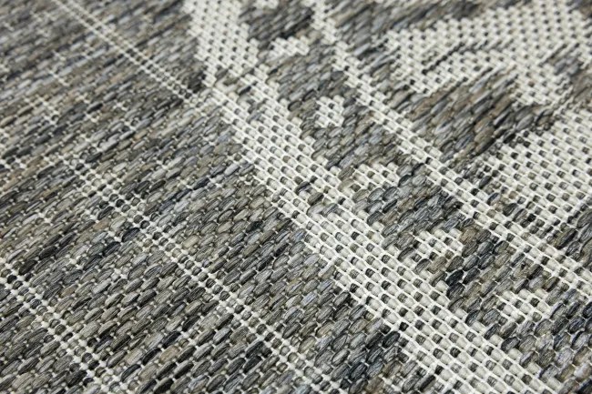 Koberec / Behúň FLEX 1907/P91 hnedý / sivý