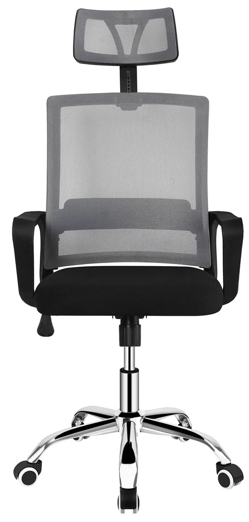 Kancelárska stolička Dekan (svetlosivá + čierna). Vlastná spoľahlivá doprava až k Vám domov. 1065310