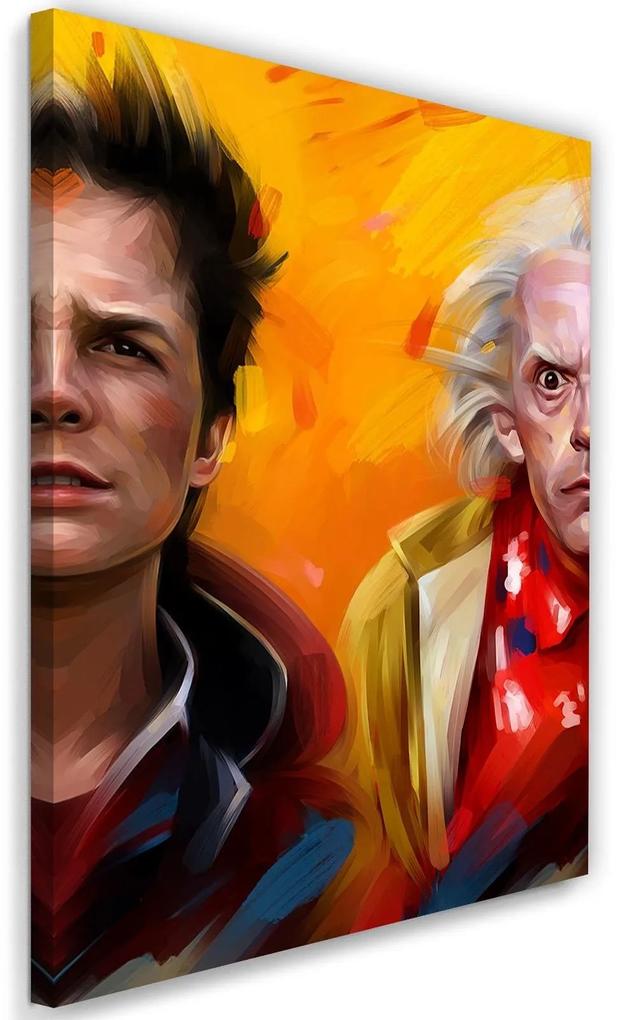 Gario Obraz na plátne Návrat do budúcnosti, Dr. Emmett a Marty - Dmitry Belov Rozmery: 40 x 60 cm