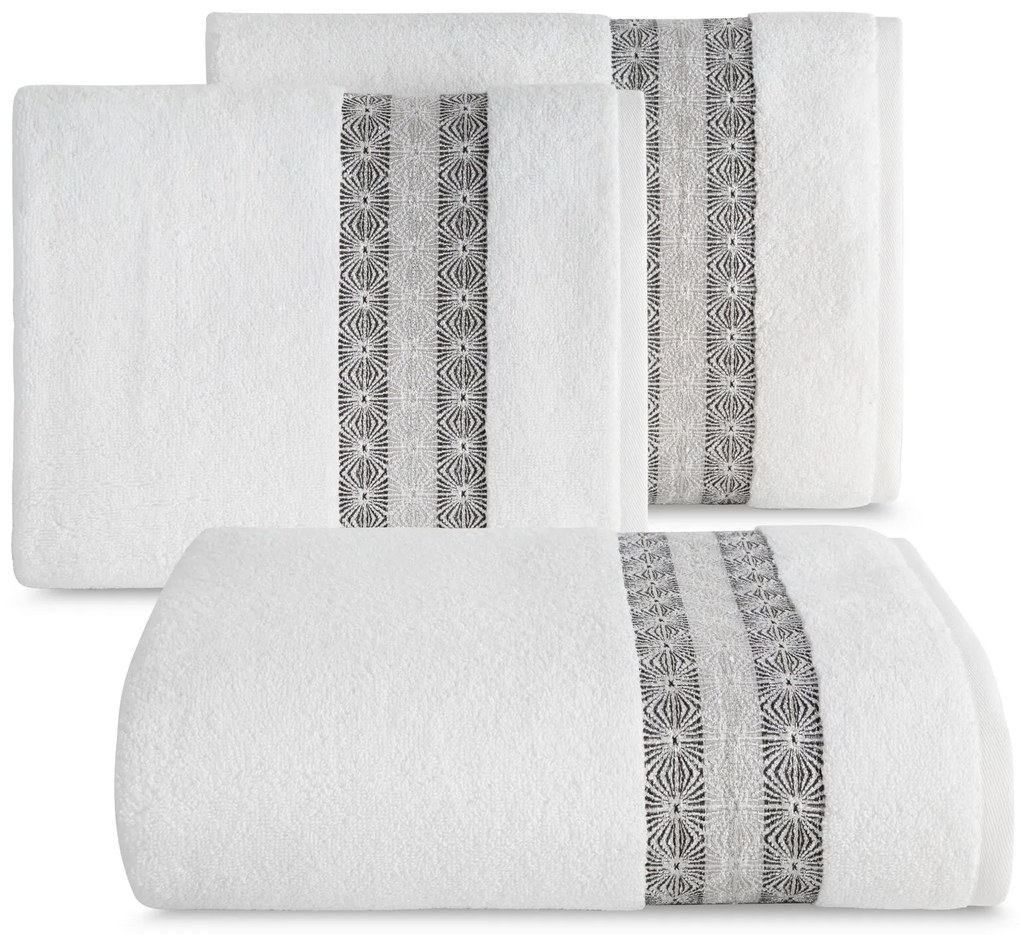 BAVLNENÝ UTERÁK MALIKA 50X90 CM BIELA