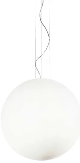 Ideal Lux - Závesný luster na lankách MAPA 1xE27/42W/230V pr. 50 cm biela