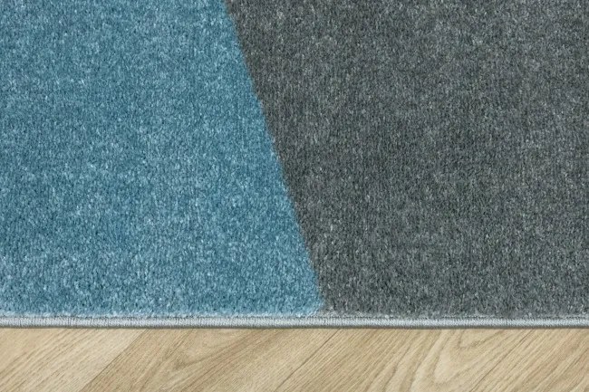 Koberec LIMA M046A zelený / sivý / modrý