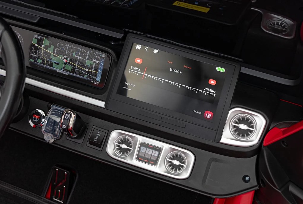 Elektrické autíčko Mercedes Benz G63 AMG XXL STRONG MP4 červené