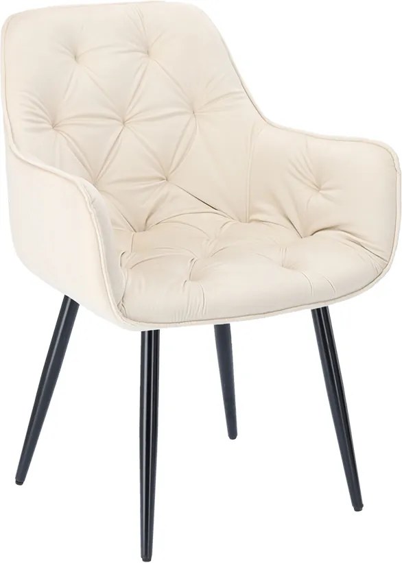 CH Jedálenská stolička Kelly - krémová