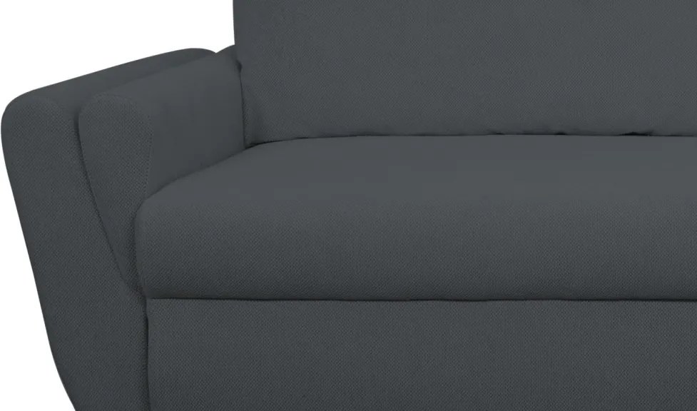 Rohová sedačka Helvetius, tmavo šedá látka