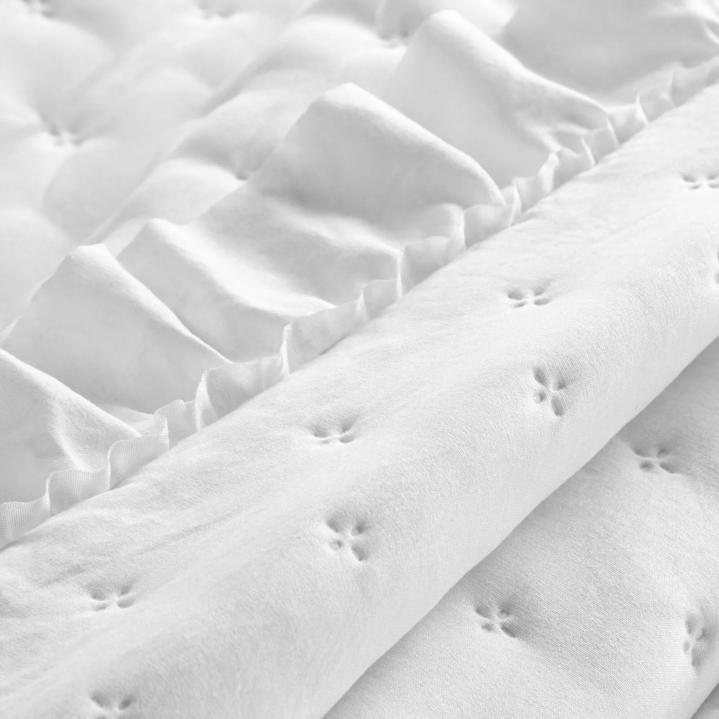 PREHOZ NA POSTEĽ LIBI3 200X220 CM BIELY