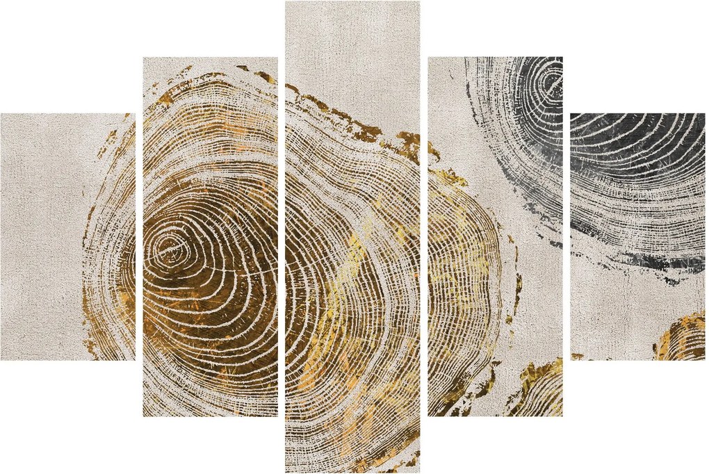 Obraz - Abstrakcia kmeňov (150x105 cm)
