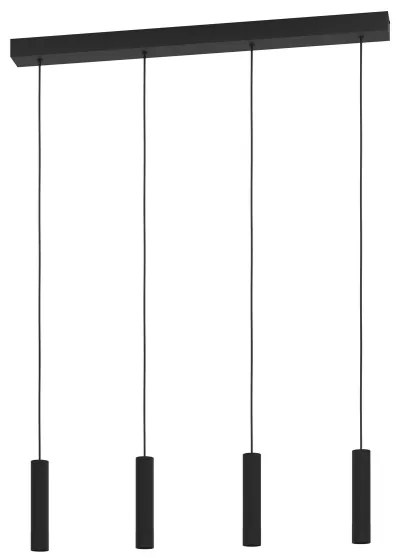 Eglo 900906 - LED Stmievateľný luster na lanku ALMUDAINA 4xLED/5,4W/230V