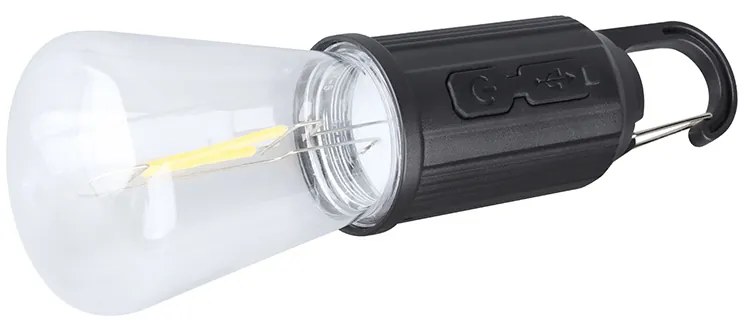 SOLIGHT LED nabíjacia žiarovka Camping, 100lm, Li-Ion, display box