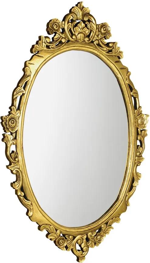 Desna IN352 zrkadlo v ráme, 80x100 cm, zlatá Antique