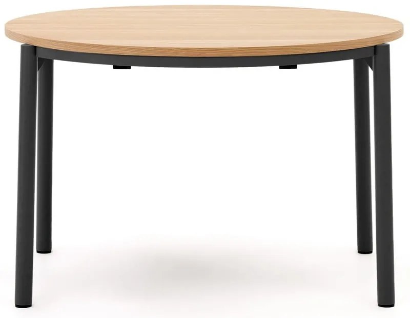 Okrúhly rozkladací jedálenský stôl v dekore duba ø 120 cm Montuiri – Kave Home