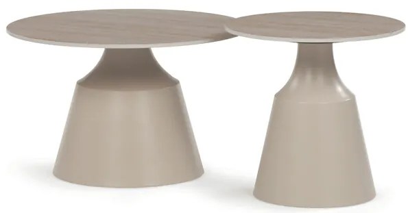 Autronic BONTEC Konferenčný stolík 70x70cm, keramika CT-F4152 TRV Farba: Béžová