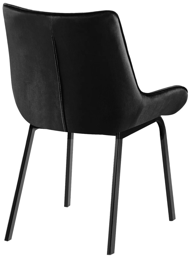 Stolička Saranda zamat - čierna