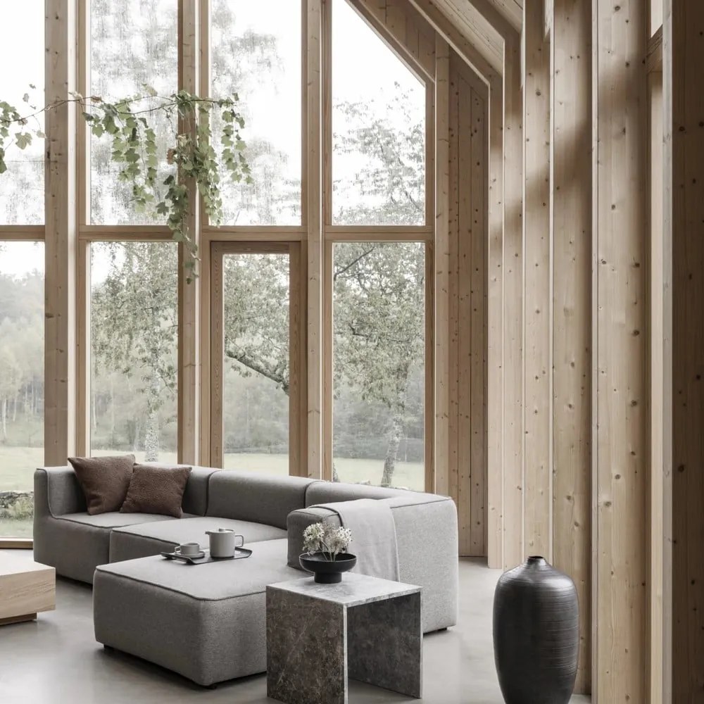 Mramorové odkladacie stolíky v súprave 2 ks 45x45 cm VARU – Blomus