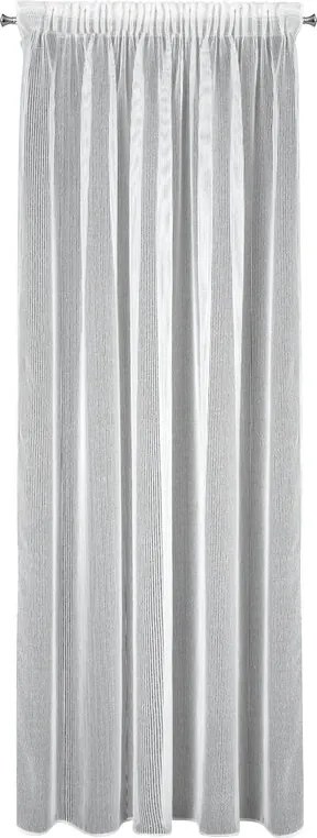 ZÁCLONA KIM NA PÁSKE 140X300 CM BIELA