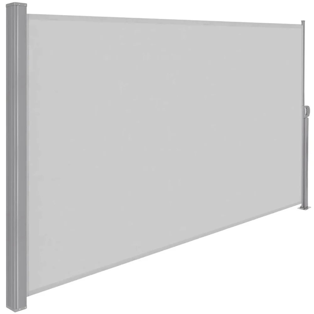 Bočná markíza 180 x 350 cm SPRINGOS AW0006 - sivá