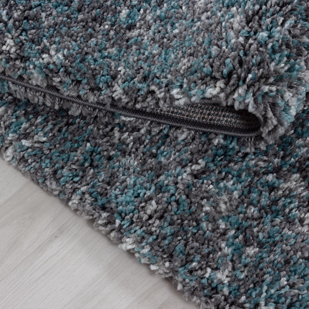 Ayyildiz Kusový koberec ENJOY 4500, Modrá Rozmer koberca: 120 cm KRUH
