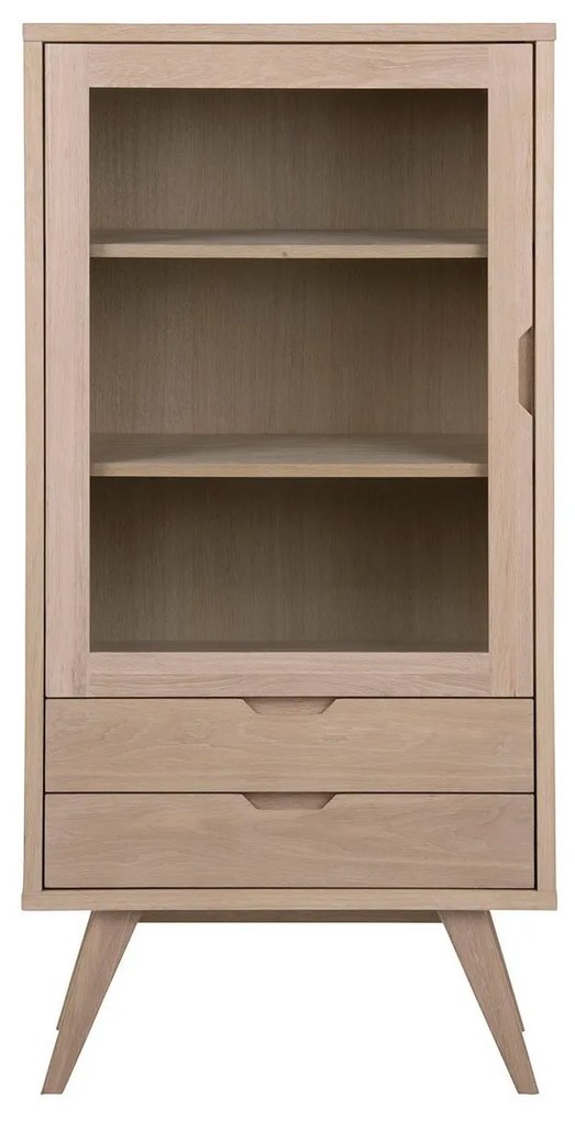Béžová Vitrína A Line 145 × 72 × 36 cm ACTONA