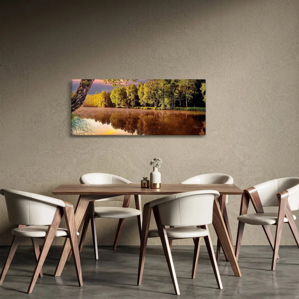 Obraz - Za riekou (120x50 cm)