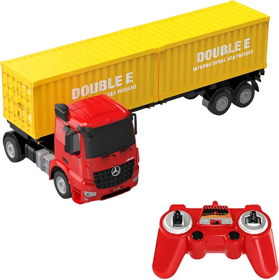 Double E Mercedes-Benz Arocs RC nákladné auto s kontajnerom na diaľkové ovládanie 1:26