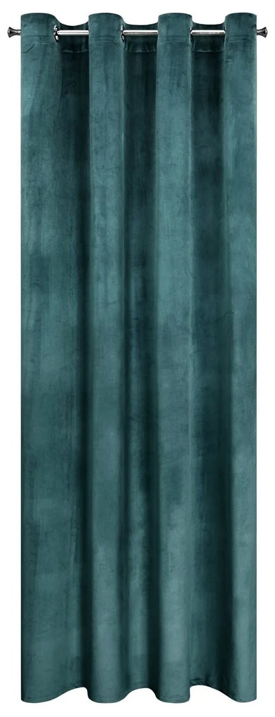 ZATEMŇOVACÍ ZÁVES NA KRÚŽKOCH MELANIE 140 X 270 CM TMAVOMODRÁ