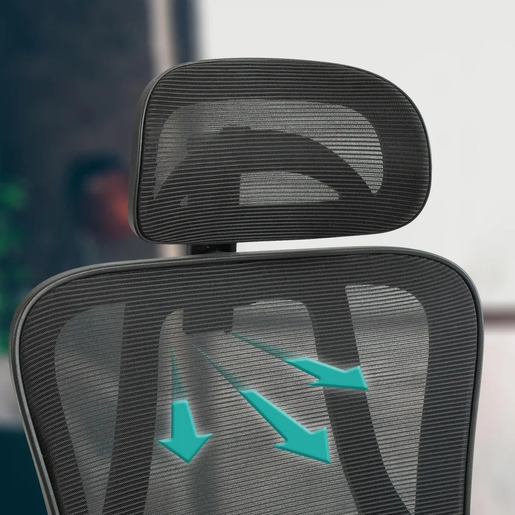 Kancelárska stolička Bryden - Čierna