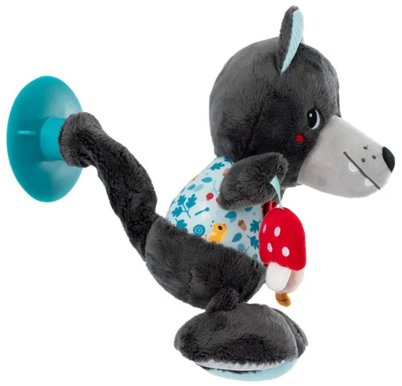 Lilliputiens - cestovná plyšová hračka s aktivitami - vlk Ľudovít