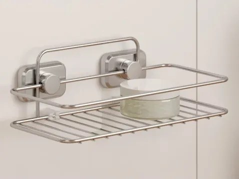 Kúpeľňová polička Reflex Luxy 1, chróm%