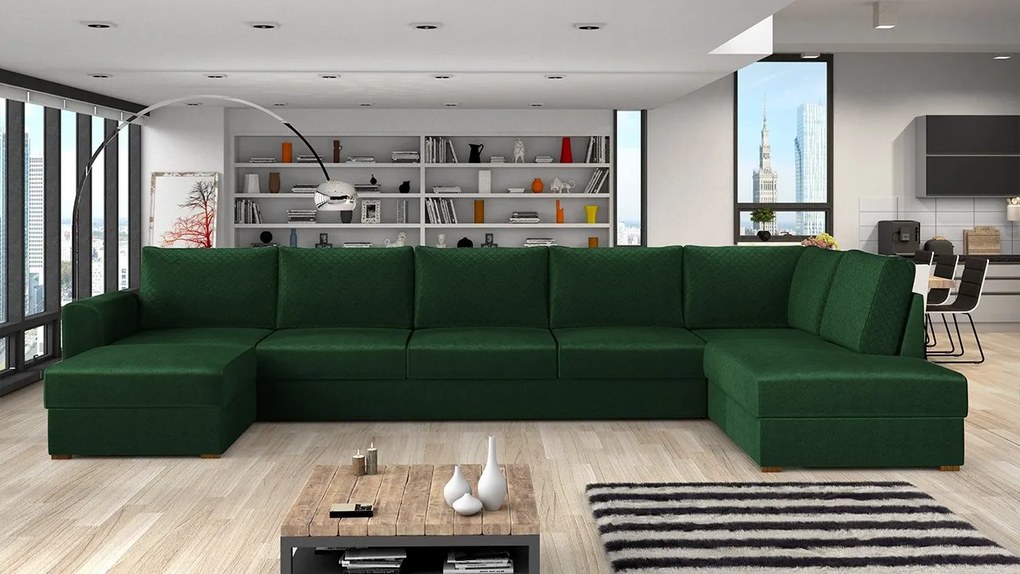 Rohová sedačka Astana Large Premium, Dostupné poťahy: Abriamo 04, Strana: Ľavá - U