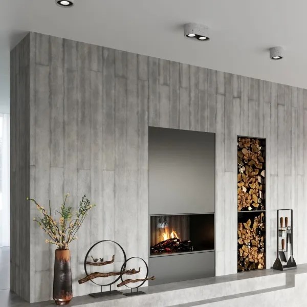 Stropné svietidlo BASIC AR111 2xGU10/40W/230V betón