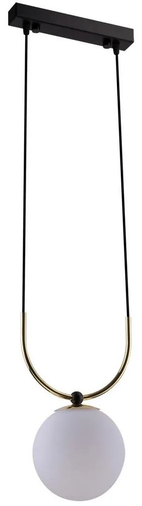 Amplex 8162 - Luster na lanku BALOS 1xE14/15W/230V čierna