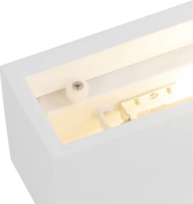 Moderná nástenná lampa biela - Tjada Novo