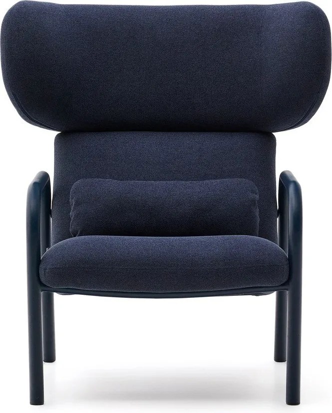 Tmavomodré kreslo Inari – Kave Home