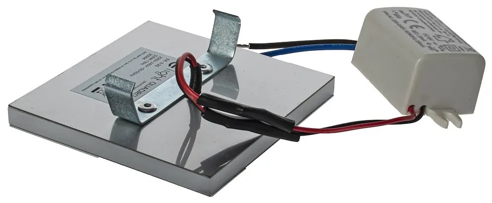 Schodiskové LED svietidlo Quadro, 1x LED 0,6w, 3000k, s