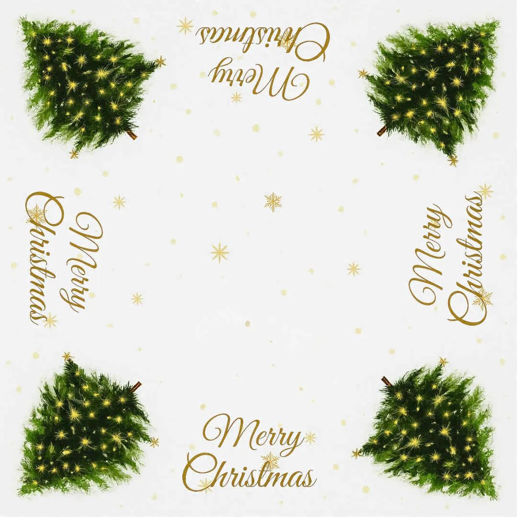 Vianočný obrus Merry Christmas 140x180cm TiaHome