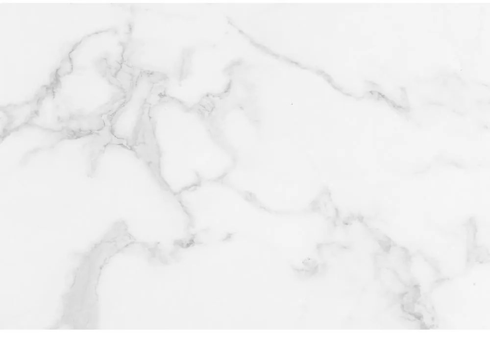 Biely konferenčný stolík s doskou v dekore mramoru 55x110 cm Barossa – Actona