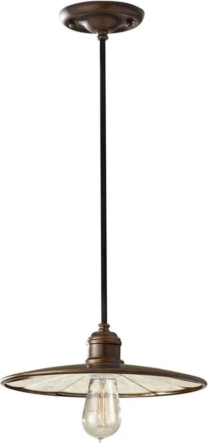 Feiss - Luster na lanku URBAN RENEWAL 1xE27/60W/230V bronz