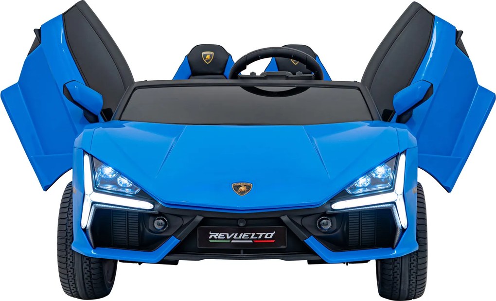 Ramiz Lamborghini Revuelto XL vozidlo Modrá